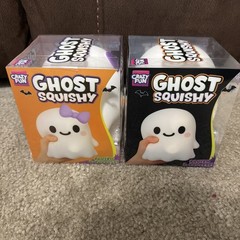RMS CrazyFun SmushMart GHOST Girl And Boy Squishy RARE NEW (Lot Of 2)