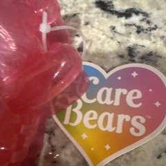 Care Bears Scented Glitter Slime in Collectible Container Pink Cheer Bear NEW