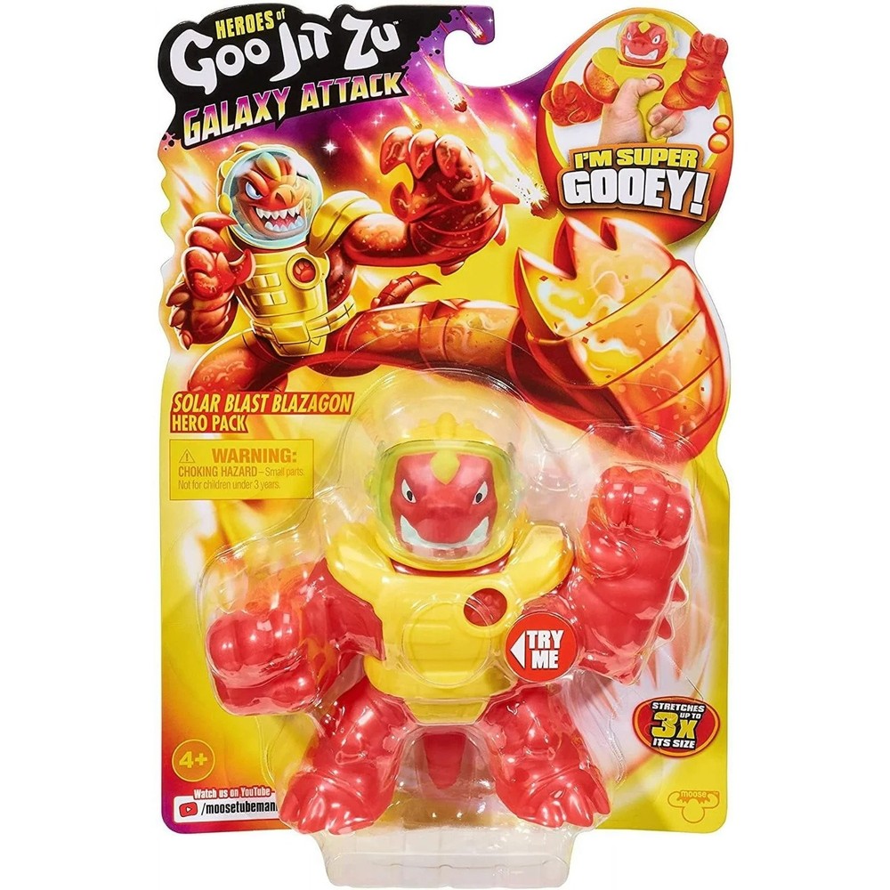 Heroes of Goo Jit Zu Galaxy Attack, Action Figure – Solar Blast Blazagon
