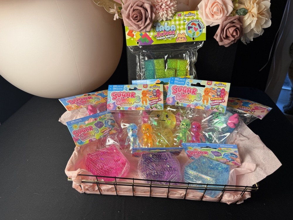 TikTok Viral Squishy Orb Sugar Swaps 3 Axolotl/2 twinsies/3 Blocks Bundle