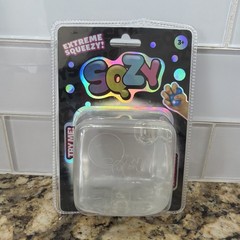 SUNNY DAYS SQZY Lightup Squishy Toy New LARGE CUBE Clear 🤍 viral fidget
