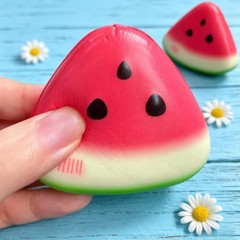 Squishy Watermelon Sqeeze Toy, Stress Reducer, Fidget toy, Anxiety Relief