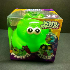 PPNG Kitty Squeeze! Stress Reliever, Squeezable Rubber, Green