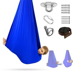 Therapy Sensory Swing for Kids & Adults, Indoor Outdoor Cuddle Hammock, Pod Chai
