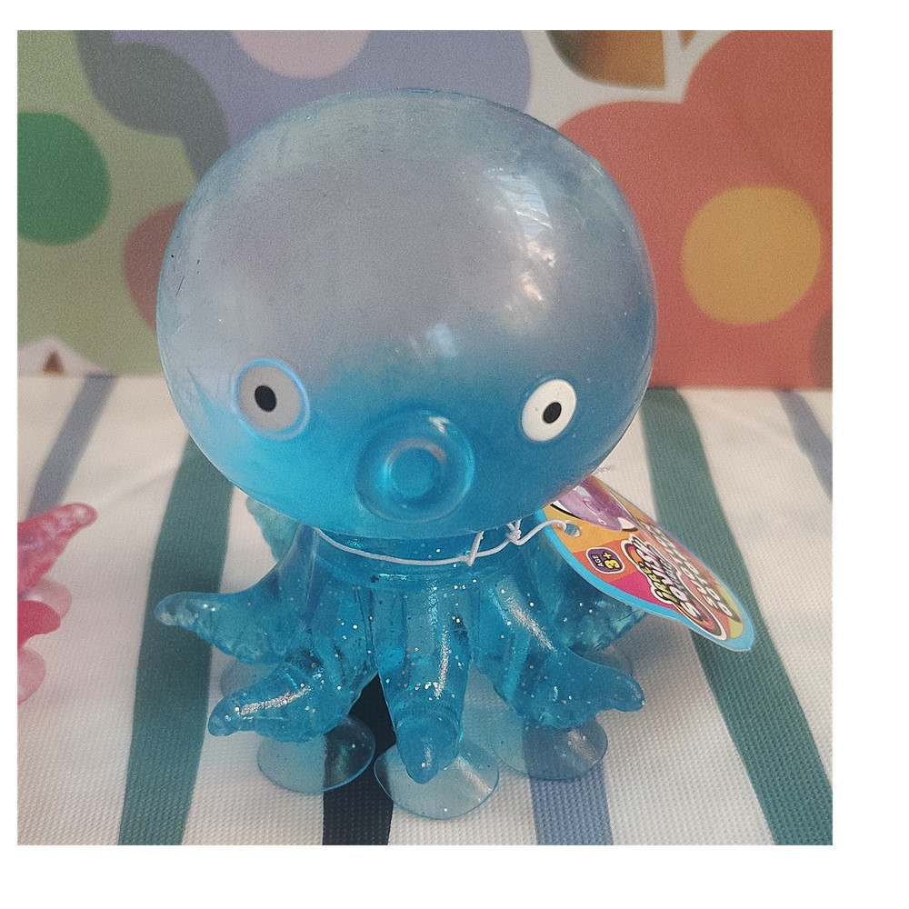 Jaru Squeeze Squish & Stretch Suction Octopus Tactile Sensory Toy 3+ MPN 4544