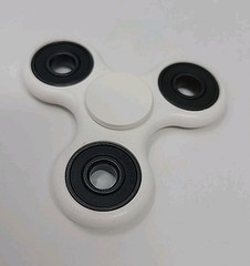 White Fidget Spinner Kids Teen Adults Toys ADHD Autism Addictive Fidget Spinners