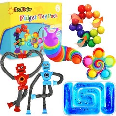 6Pack Sensory Autism Toys for Tollder Kids, Small to Medium, Muti-color