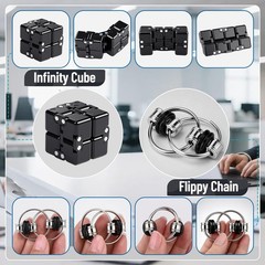 5 Pcs Fidget Toys Teen & Adult Metal Fidgets Spinner Cool Hammer Hand…