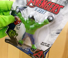 Hulk Wall Crawler Action Hero Tumbler Crawly Sticky Toy Figure toss Avengers 1pc