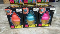 NEW Needoh Nice Cream Cone *Authentic* Squishy Soft Toy Stress Relief