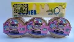 (3) Original Mystery Dumpling: Purple Holo Edition + Bonus Large Buttery Squishy