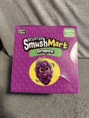 Lot 3 Squishy Sunny Days SmushMart Grape 🍇 Peach 🍑 Cherry 🍒 Squeeze Toys RMS