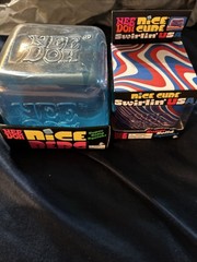 NEE DOH Nice Cube Swirlin’ USA Super Solid Squish AND Blue Iceberg