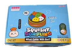 Squishy Dumplings 4 Mini Per Set Squishy Fidget Toy, Full Box Of 12