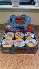 12 Rainbow Mystery Squishy Dumplings Lot w/ Display Box Glitter Chase Toy