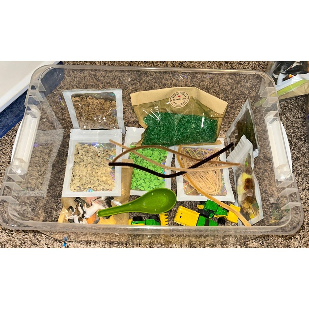 Handmade Farm Theme Sensory Bin (NEW)