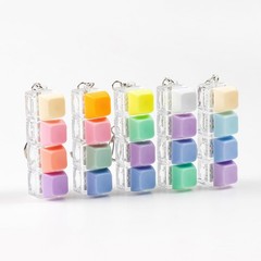 5Pcs Keyboard Fidget Toy, Colorful Loud 20mm x 80mm, Colourful