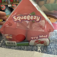Squeeezy Squishy Sunny Days Toymendous Cherries JUMBO Squeeze Toy Rare Viral