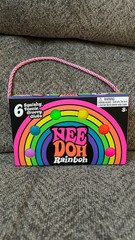 Nee Doh Rainbow Squishy Teenie Glob 6 Pack Multicolor Tactile Squeeze Toy 4+