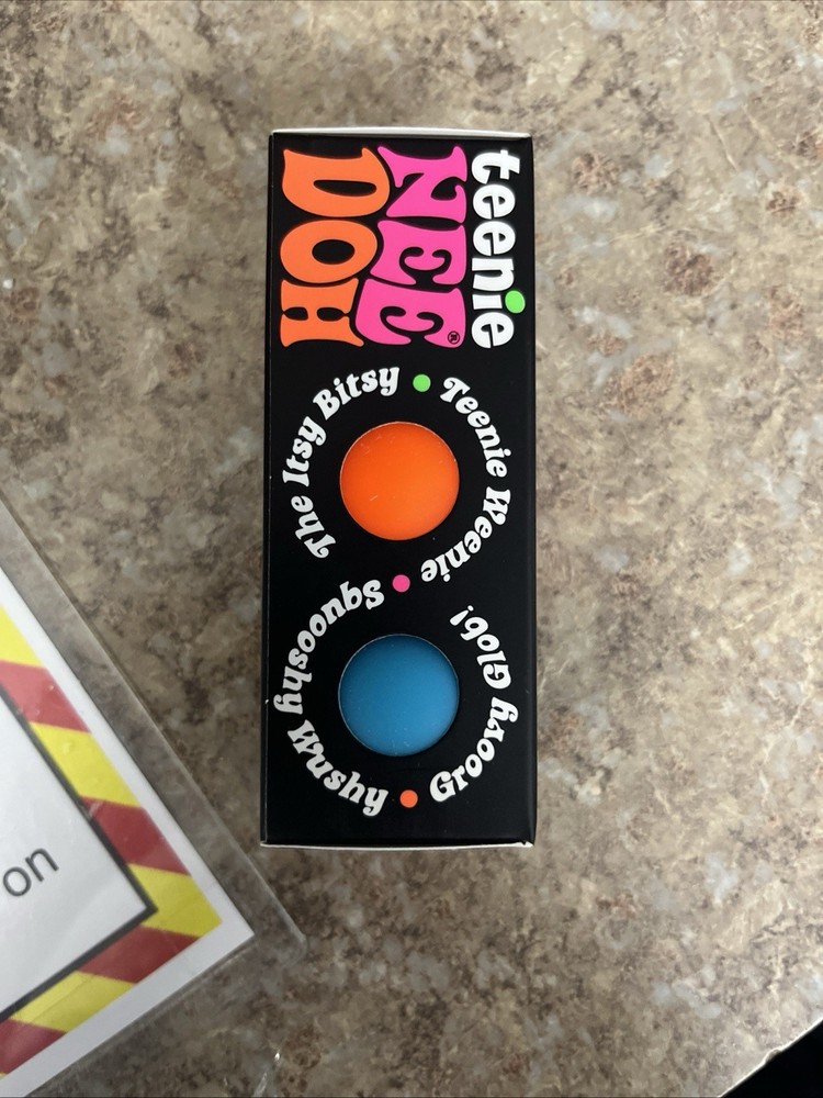 Extremely rare – Teenie Nee Doh Groovy Glob Squeeze Balls 3 Pack, Multicolor
