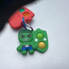 Avengers Superheroes Hulk Pop It Push Bubble Fidget Sensory Toy Simple Dimple