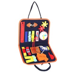 Kids Busy Board Montessori Learning Toy 1-6 – Multi