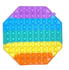 Fidget Sensory LRG POP IT Bubble Game Toy 7.75 Inch Octagon Stress Relief Autism