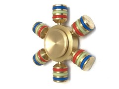 Metal relaxing tricolor fidget spinners perfect gift anti-stress