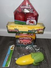 Sunny Days Jumbo Squeezy Bundle Of 4✨ Butter, Corn, Cherries, Peach!