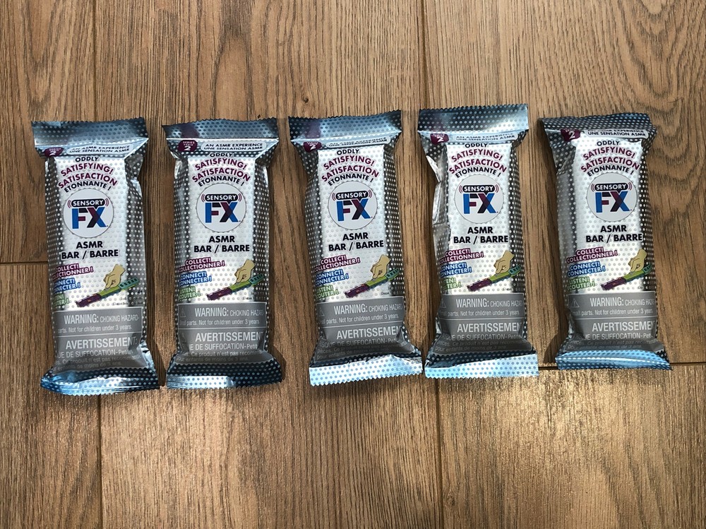Sensory FX ASMR Bars Lot of (5) Great Christmas Stocking Stuffer (Series 2) NIB