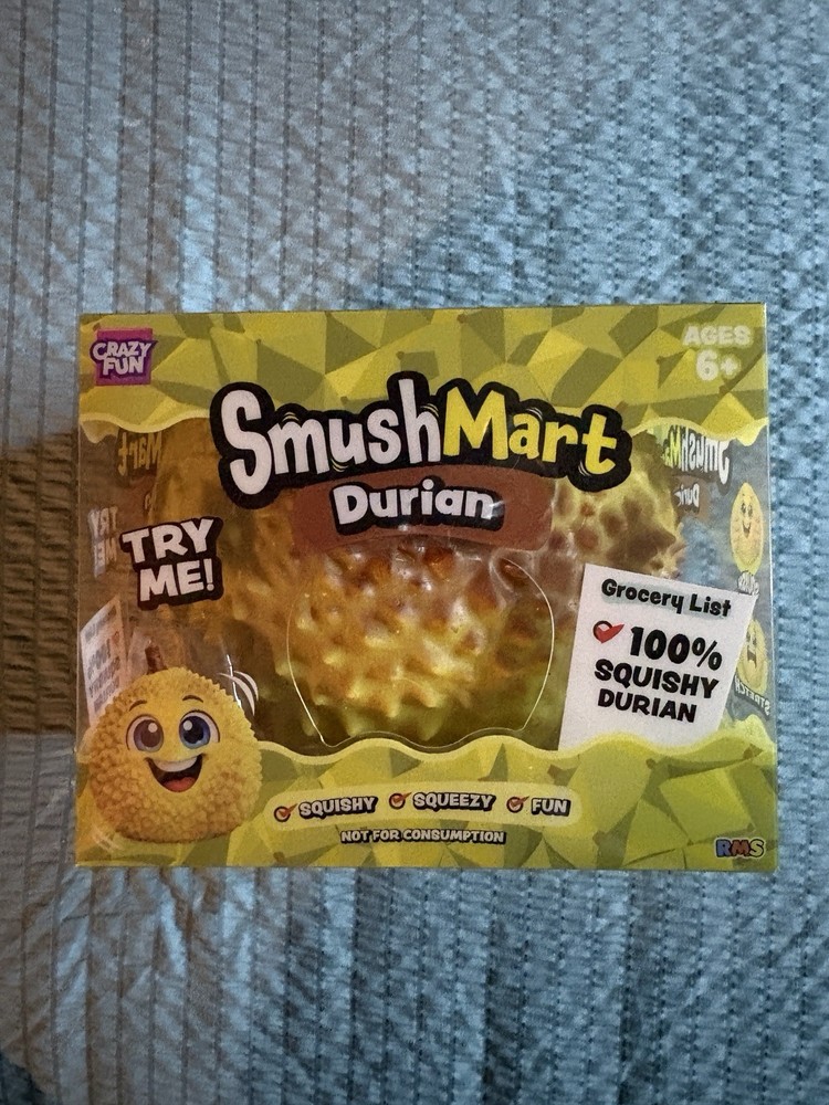 Rare NEW RMS Crazy Fun Smush Mart XL Durian SEALED VIRAL unopened