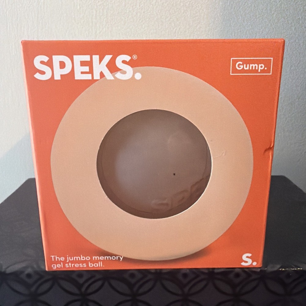 Speks JUMBO Gump Squishy Stress Ball Ultra Soft Fidget Toy Color Reef Orange