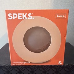 Speks JUMBO Gump Squishy Stress Ball Ultra Soft Fidget Toy Color Reef Orange