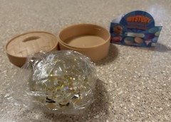 RARE Star Confetti Mystery Squashy Dumplings Sensory Stress Toy with Steamer Pot