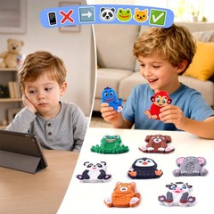 12 Pack Animal Sensory Toys for Kids Toddlers, 2.36*2.63 inches, Multi-color