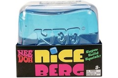 Authentic NeeDoh Nice Berg Blue XL Giant Nee Doh Solid Squish Cube