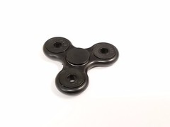 Tri-Spinner Fidget Toy EDC Hand Spinner Anti Stress Relief Toys Reducer Black
