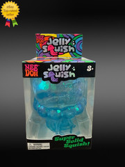NeeDoh Jelly Squish BLUE🌊🦑NEW AUTHENTIC Jellyfish Fidget Toy Stress Relief Fun