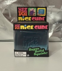 Brand New 2.5 Inch NeeDoh Nice Cube Super Solid Squishy, Blue,