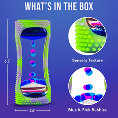 BUNMO Liquid Motion Bubbler Glow-In-The-Dark Sensory Toy for Kids & Adults – Gen