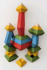 NOCKY Changeable Brick Towers Geometric Stacking Blocks STEM