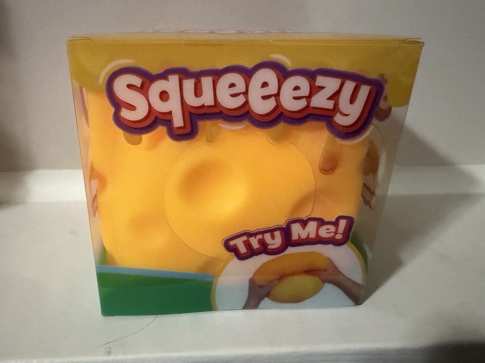 Squeeezy Cheese Sunny Days Squeeze Toy Stretch Squishy