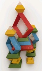 NOCKY Changeable Brick Towers Geometric Stacking Blocks STEM