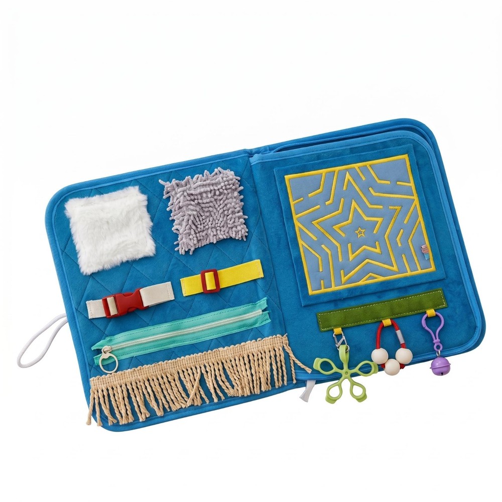 Touchable Training Book Foldable Touchable Activity Book Interactive for