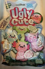 Smush Me Ugly Cute Adopt an Axolotl Tactile Squeeze Toy Blue NEW