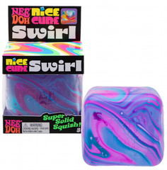 Schylling Needoh Nice Cube Swirl stress toy random color NEW sealed USA