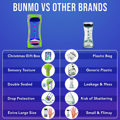 BUNMO Liquid Motion Bubbler Glow-In-The-Dark Sensory Toy for Kids & Adults – Gen