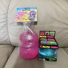 NEW NeeDoh BLUE Nice Cube & ORB Curiosities Sugar Swaps Capybara PINK Squishy