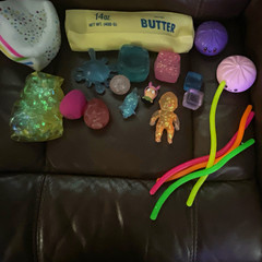 NeeDoh Mixed Sensory Squeeze Toy Lot, Multicolor, Ages 4-7 & 8-11 Years