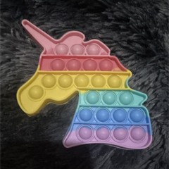Rainbow Unicorn Pop It Tactile Sensory Toy for Ages 3-8, 4-7, 8-11 Years